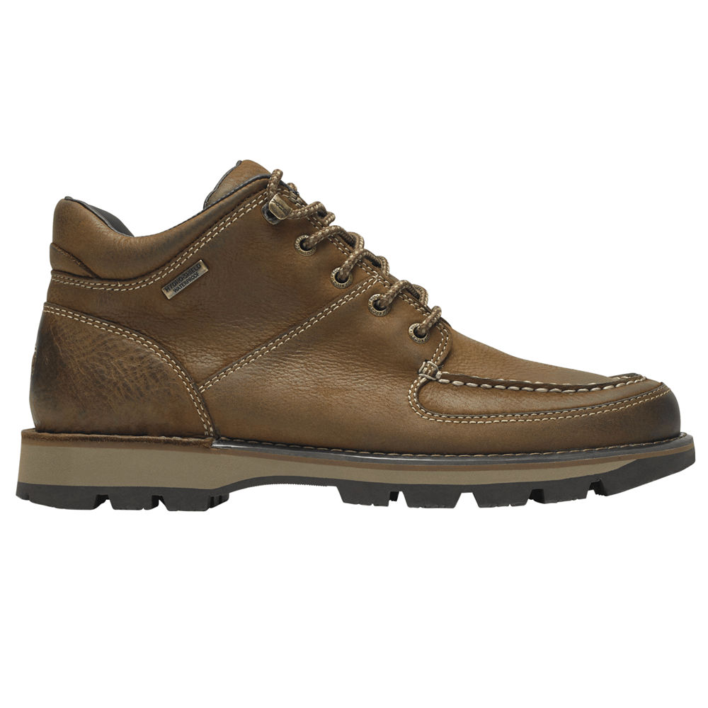 Rockport Mens Boots Brown - Umbwe II Waterproof Chukka - UK 438-ZLTFAP